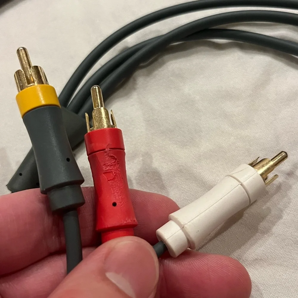 Xbox 360 color coded component connectors